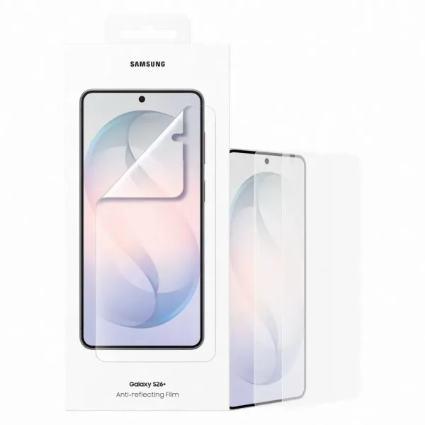 شاشة حماية مضادة للانعكاس لهاتف جالاكسي إس 26 بلس شفاف